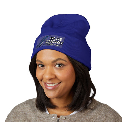 Blue Chord Racing Grid Beanie