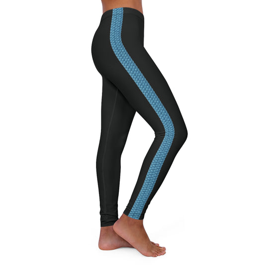 Blue Chord Performance Leggings
