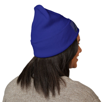 Blue Chord Racing Grid Beanie