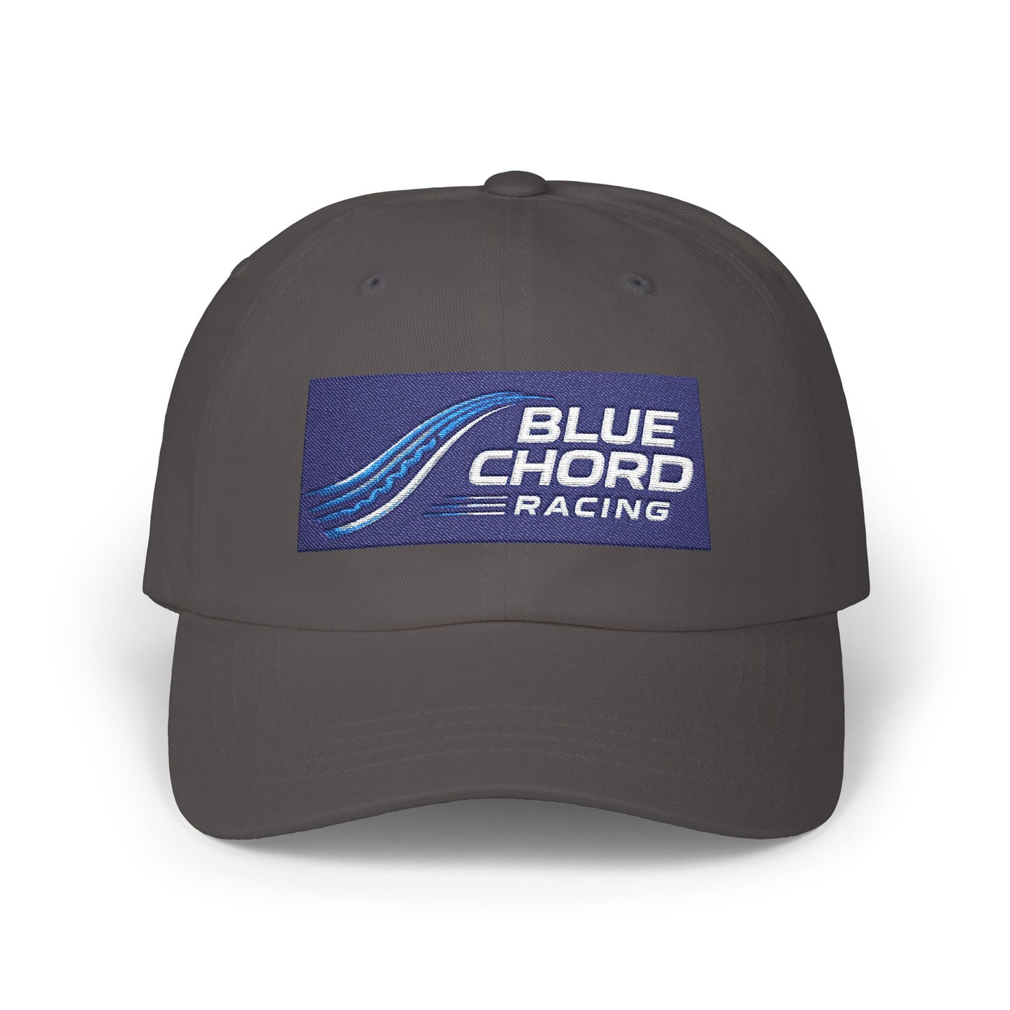 Blue Chord Racing logo Dad Cap | Embroidered Racing Patch
