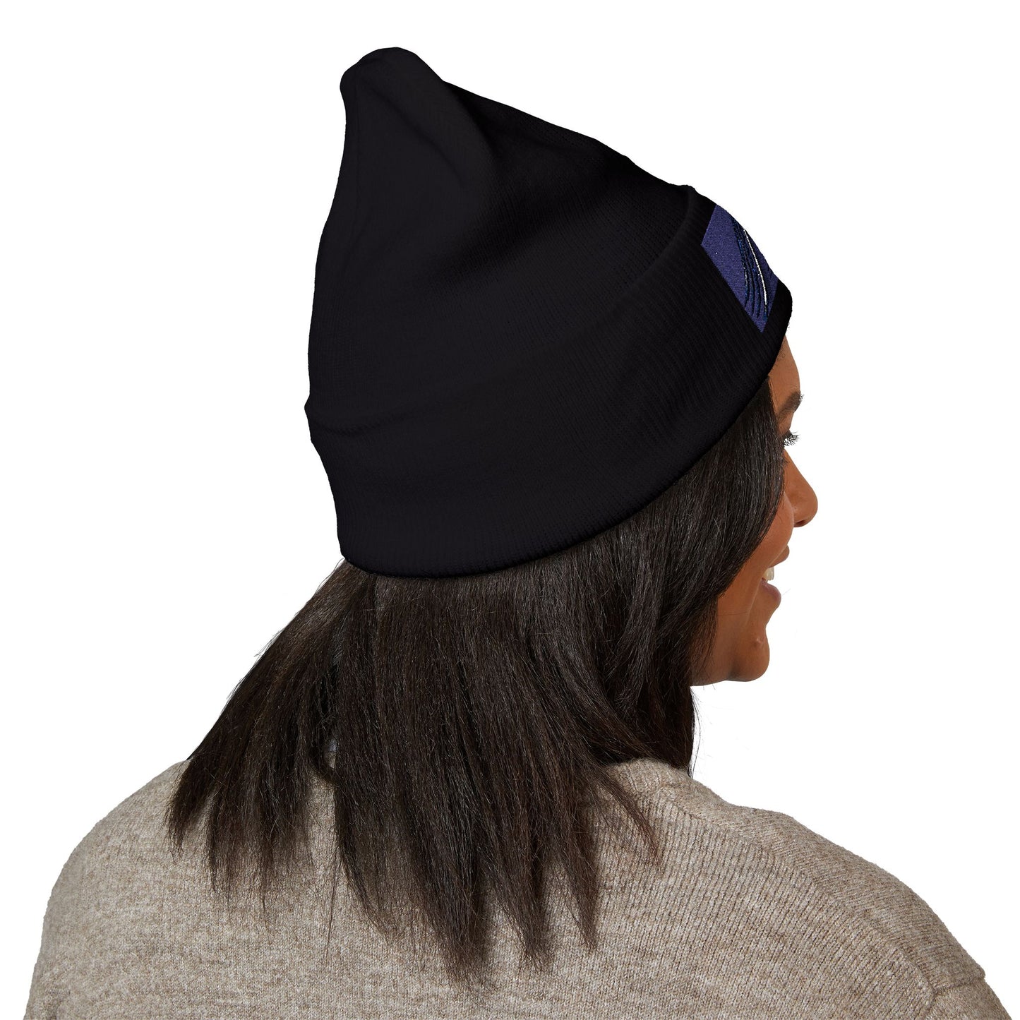 Blue Chord Racing Grid Beanie