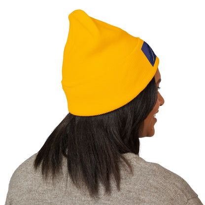 Blue Chord Racing Grid Beanie