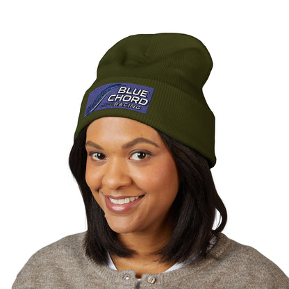 Blue Chord Racing Grid Beanie
