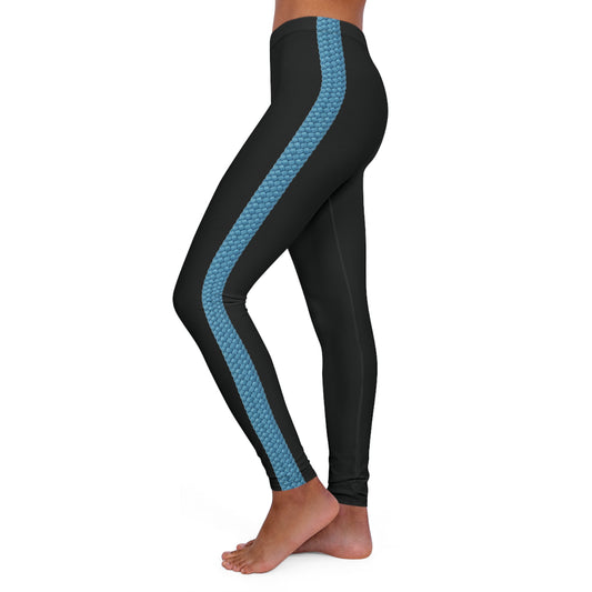 Blue Chord Performance Leggings
